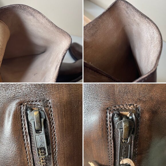 BED STU Manchester Distressed Leather Riding Boots BEDSTU Size 8 - Picture 14 of 16